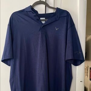 Callaway Blue Polo Shirt Classic Design
